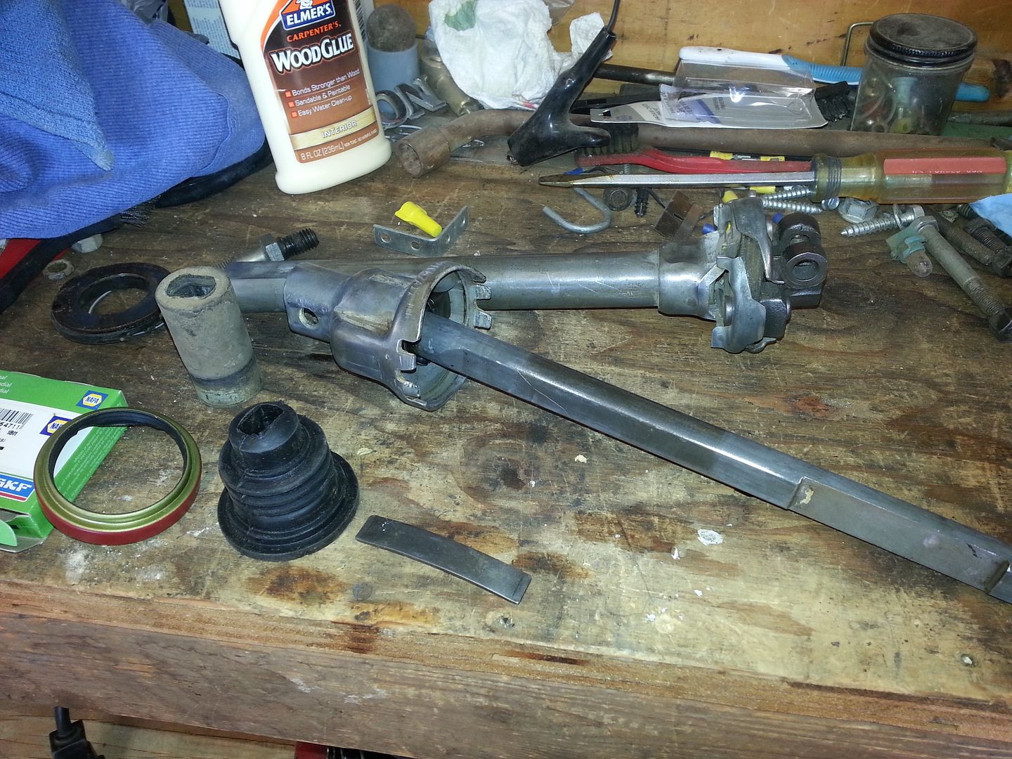 Repair collapsible intermediate steering shaft Team Chevelle